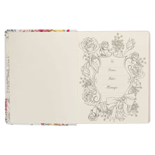 Pearlized White Faux Leather KJV My Creative Bible