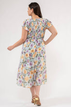 Aster Floral Midi Dress