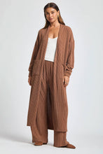 Longline Cardigan + Relaxed Pants 2 Piece Set