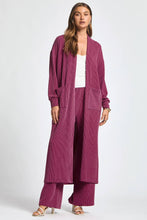 Longline Cardigan + Relaxed Pants 2 Piece Set