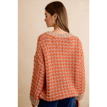 THANKSGIVING HARVEST CHUNKY SWEATER CARDIGAN
