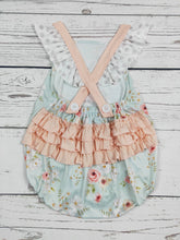 Baby Summer Floral Printe Bubble