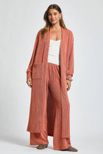 Longline Cardigan + Relaxed Pants 2 Piece Set