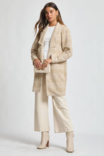 Open Front Midi Blazer