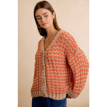 THANKSGIVING HARVEST CHUNKY SWEATER CARDIGAN