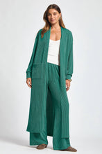 Longline Cardigan + Relaxed Pants 2 Piece Set