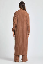 Longline Cardigan + Relaxed Pants 2 Piece Set