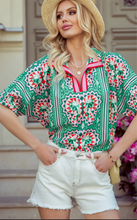 Stain Glass Butterfly Top
