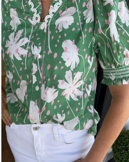 Sass & Class Green Top