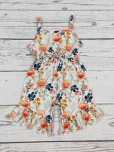 Flower Girls Summer Jumpsuit With Ruffle