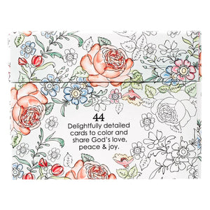 Colorful Blessings Coloring Cards