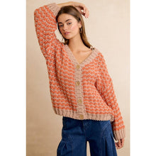 THANKSGIVING HARVEST CHUNKY SWEATER CARDIGAN
