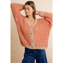 THANKSGIVING HARVEST CHUNKY SWEATER CARDIGAN