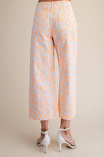 Colette Cropped Wide-Leg Neon Leopard Pants