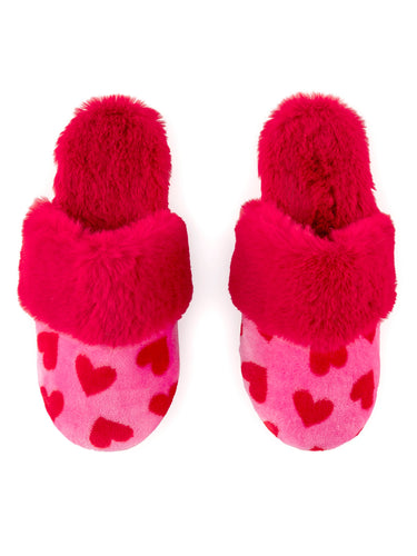 FELICITY HEARTS SLIPPERS