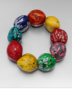Colorful Kukui Nut Bracelet