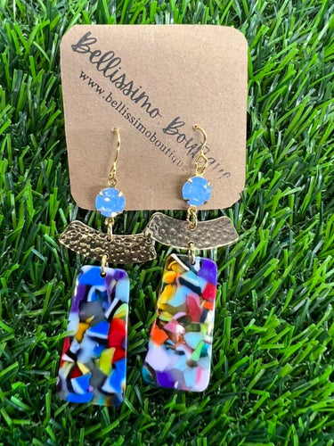 Colorful Acrylic Earrings
