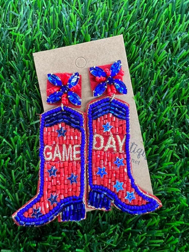 Game Day Boot Earrings