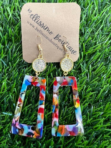 Colorful Acrylic Earrings