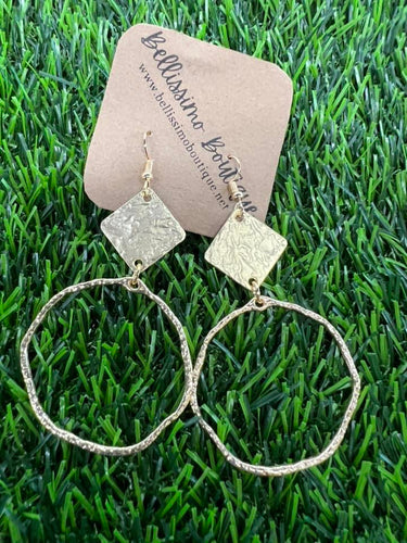 Dangle Hoop Earrings