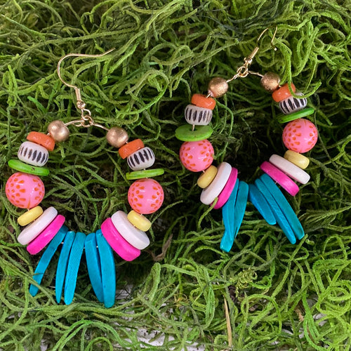 Bright Colorful Earrings