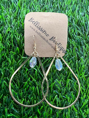 Teardrop Hoop Earrings