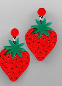 Acrylic Fruit  Earrings