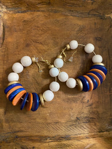 Orange and Blue Jewelry