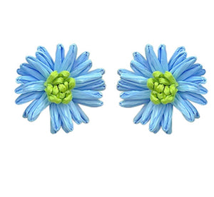 Raffia Daisy Studs