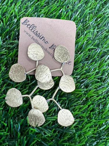 Gold Vine Earrings