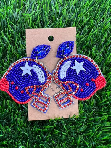Football Helmet Earrings