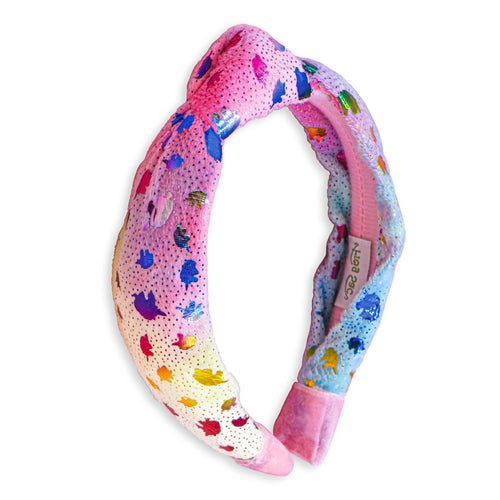 Tie Dye Unicorn Knot Headband