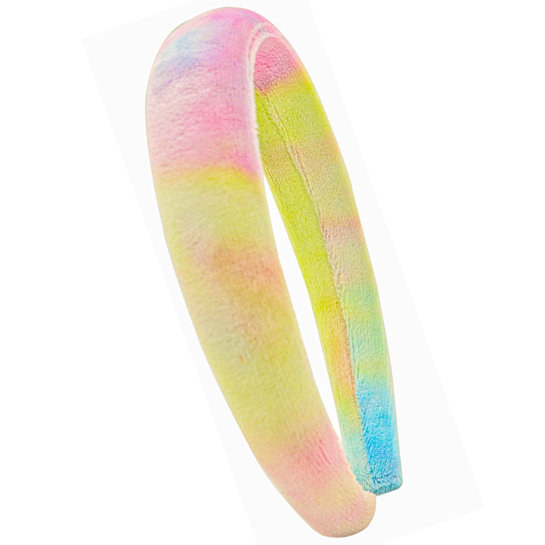 Soft Padded Headband - Rainbow Tie Dye