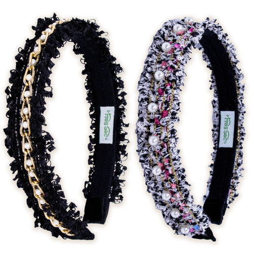 Confetti Pearl Headbands