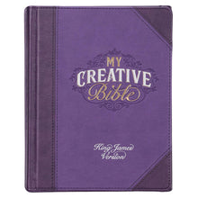 Purple Faux Leather Hardcover KJV My Creative Bible