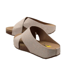 Champagne Snake Abelette Wedge