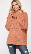 Clay Confetti Cowl neck Sweater