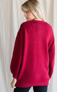 Burgundy Dream Sweater