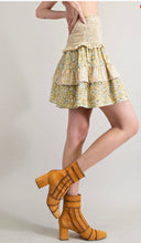 Goldenrod Floral Skirt