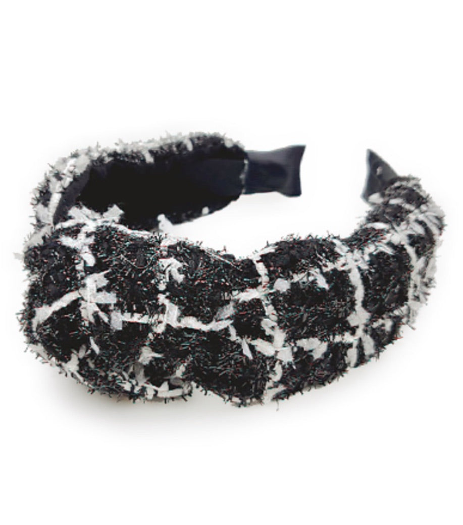 Tweed Knotted Headband
