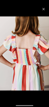 Carousel Ruched Ruffle Puff Sleeve Spring Dress