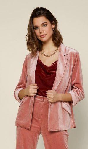 Pink Velvet Jacket