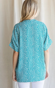 Teal The End Top