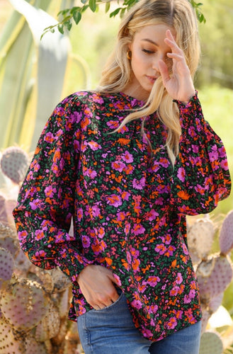 Sugar Plum Floral Top