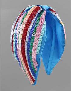 Rainbow Sequin Headband