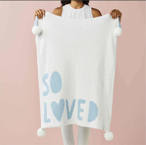 Mud Pie So Loved Blanket